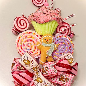 Candyland, Christmas Candy Tree Topper, Christmas Tree Topper, Whimsy Tree topper, Candy Tree Topper