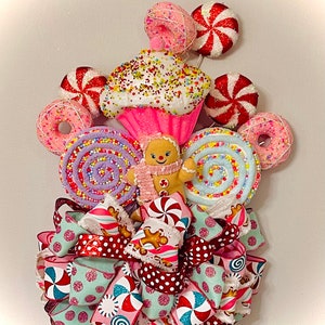 Candyland, Christmas Candy Tree Topper, Christmas Tree Topper, Whimsy Tree topper, Candy Tree Topper