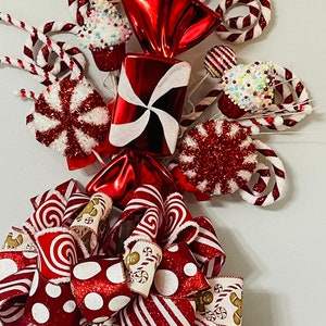 Candyland, Christmas Candy Tree Topper, Christmas Tree Topper, Whimsy Tree topper, Candy Tree Topper