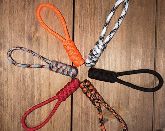 Custom Colors - Zipper Pulls  - Snake Knot 550 Paracord | Handmade | Custom | Unique | Gift