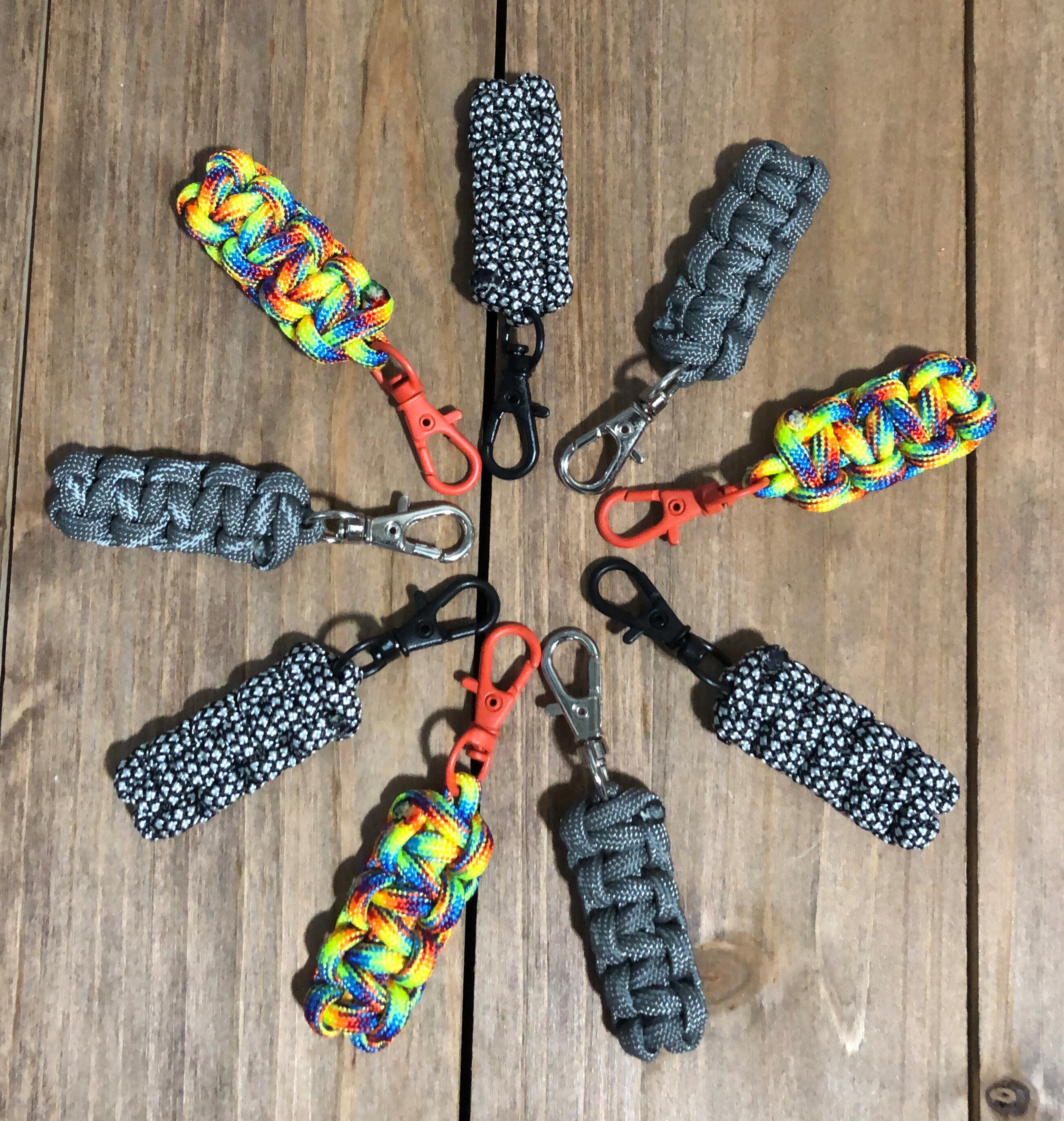 Qty3 Per Order 550 Paracord Zipper Pull Cobra Weave / Etsy