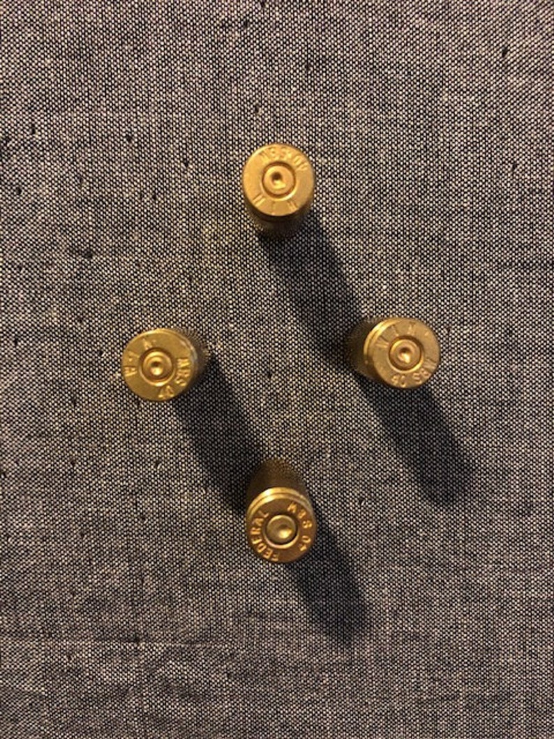 Repurposed Brass 9mm Shell Push Pins Etsy