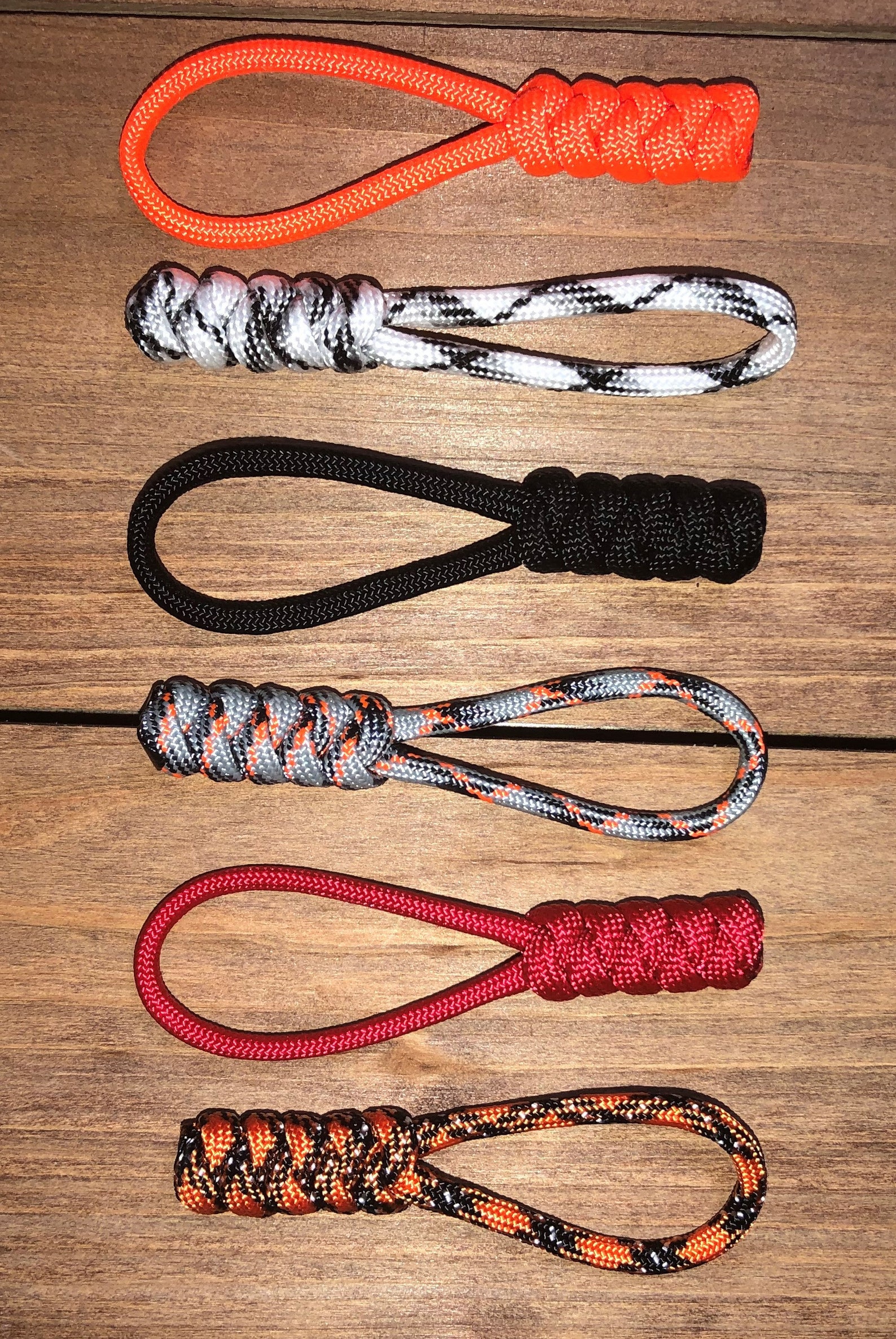 Custom Snake Knot 550 Paracord Zipper Pulls Handmade Etsy