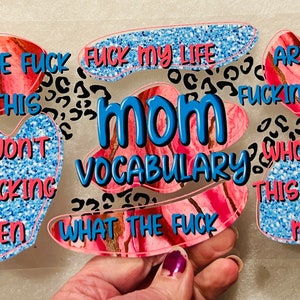 Mom Vocabulary UV DTF Wrap