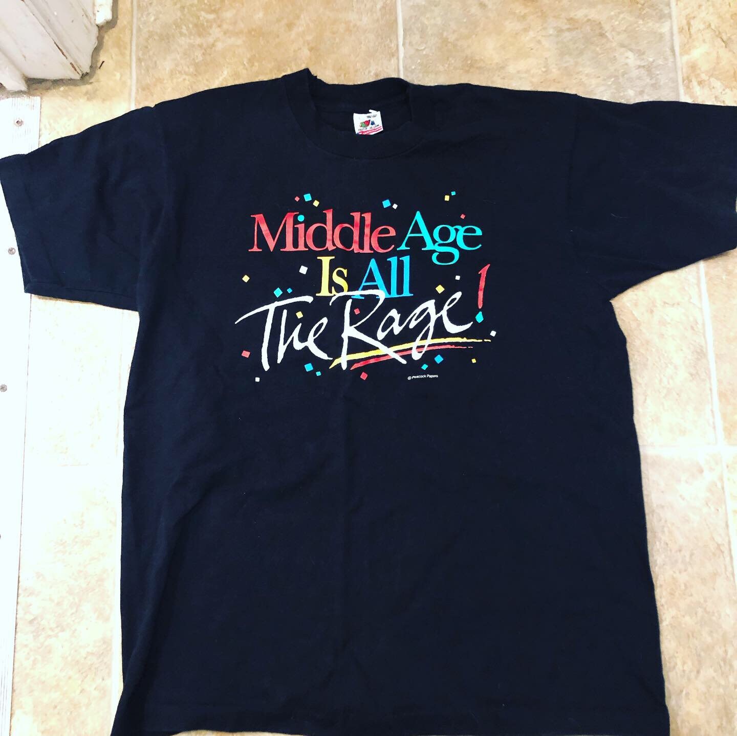 Vintage Single Stitched Middle Age is 