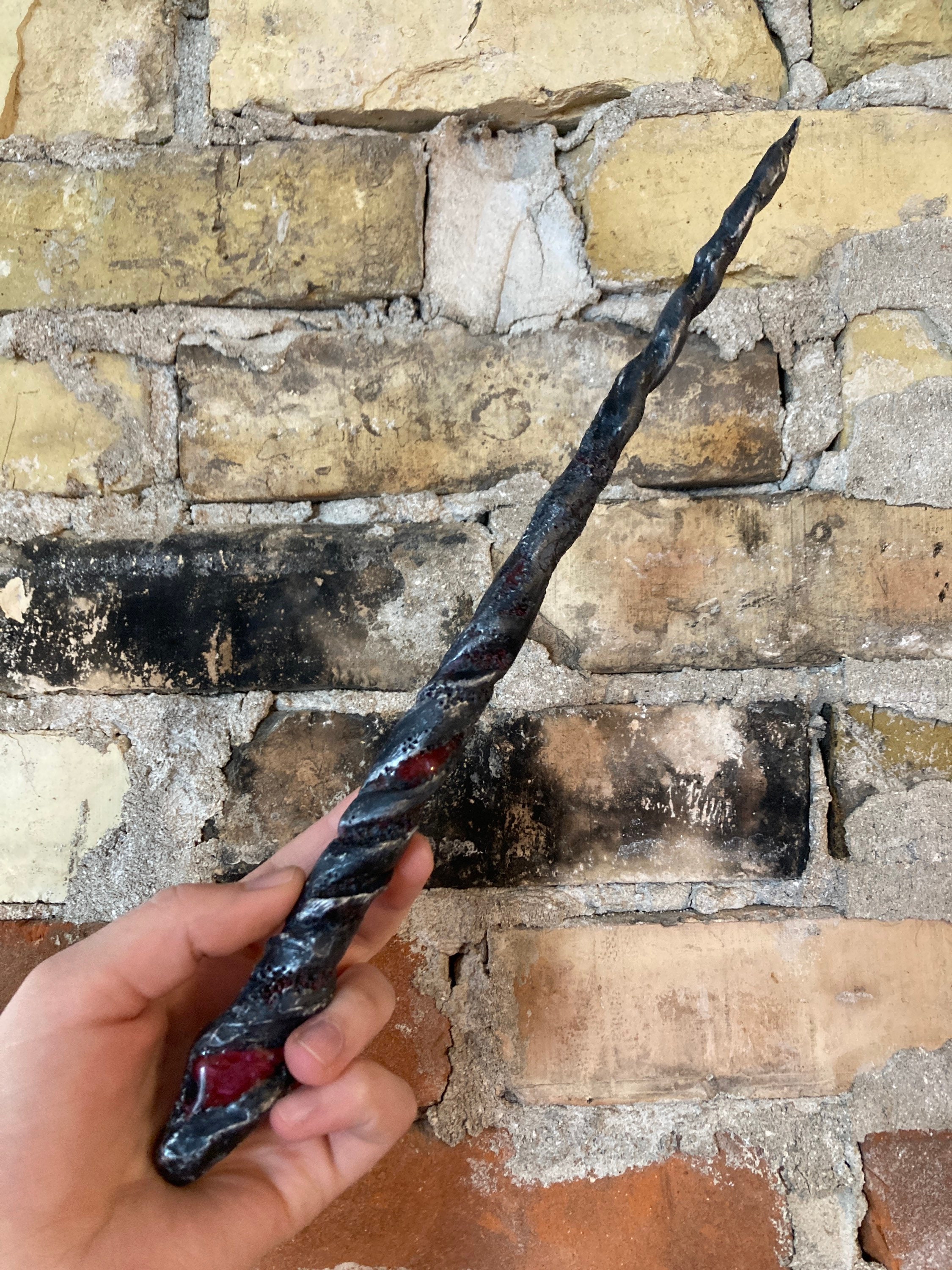 BLACK WAND Harry Potter Gift Wand Harry Potter Wand | Etsy