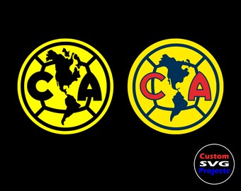 Svg Club America Logo - Etsy