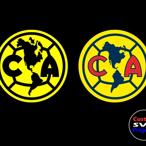 Club America Bundle Liga Mexicana Logo SVG File Only Custom - Etsy