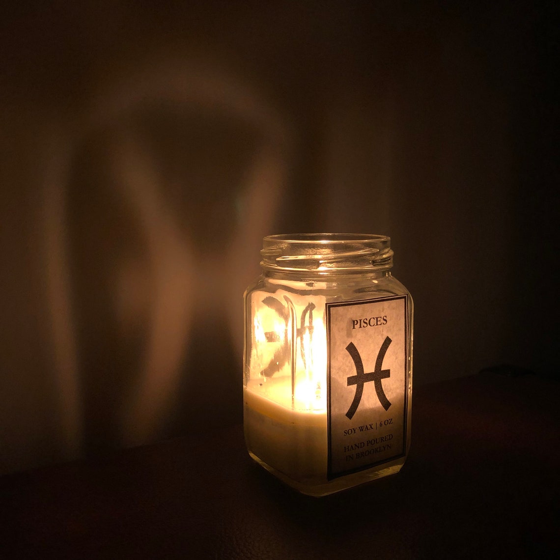 Buy Zodiac Astrology Candle Pisces Illuminated Star Sign Online in