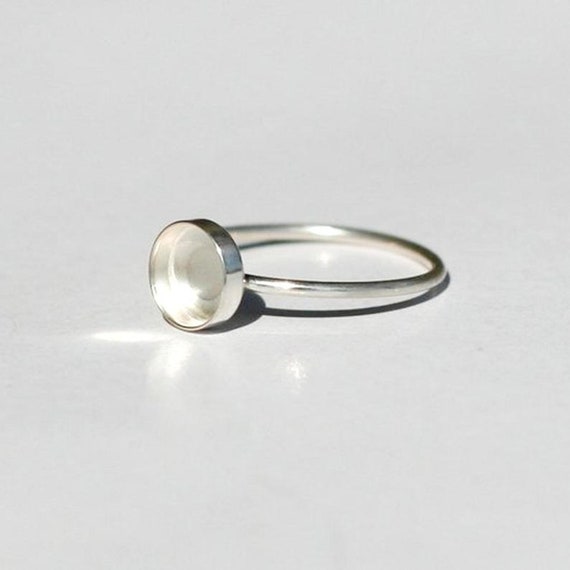 Resin ring in Silver 925 and resin