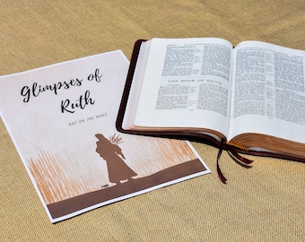 Vistazos de Rut / Estudio bíblico / Devocional diario / Estudio de las Escrituras / Estudio en grupos pequeños / Estudio bíblico de Rut / Descarga instantánea
