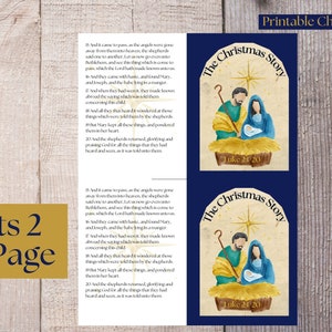 The Christmas Story Tract, Printable Christmas Card, Christmas 2024 ...