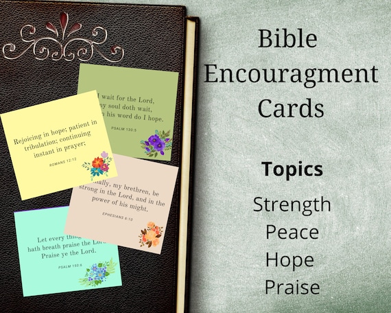 Printable Bible Verse Cards Scripture Cards Set of 72 | Etsy