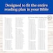 M'cheyne Bible in a Year Reading Plan, Printable Reading Plan, PDF, 2025 Bible Reading Plan - Etsy
