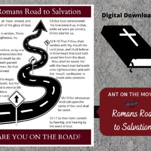 Estrada Romana para Imprimir | Pequeno Grupo | Folha de Evangelismo | Caminho da Salvação | Folheto do Evangelho | Cartão de Escritura | Versículos da Bíblia | Romanos | KJV