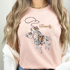 Howdy Dancing Skeleton western shirt,Howdy Shirt, dancing skeleton, texas sweatshirt, Western Graphic Tee, western sweatshirt, country music