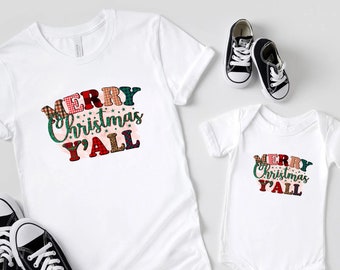 Merry Christmas Y"All Shirts,  Christmas shirts for gift , Sexy Christmas shirt, Christmas shirts for women, kids Christmas shirts,