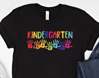 kindergarten teacher shirt, Kindergarten Shirts, Kindergarten Team, teacher shirt, teacher sweatshirt,teacher crewneck, back to school shirt