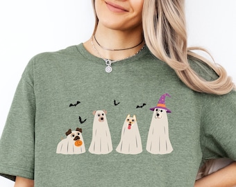 Halloween Spooky Puppies Shirt, Halloween sweatshirt, Halloween dog shirt, ghost dog shirt, dog sweatshirt, dog lover gift, Halloween gift