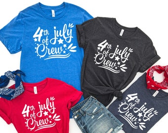 4th of July Crew shirt,4th of July Crew, Cousin matching, family matching, fourth of july shirt, 4th of july shirt,  merica shirt, USA shirt