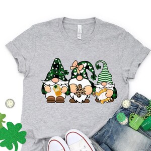 St Patrick&#39;s Day Gnomes Shirt,gnomes shirt, st paddys day shirt, saint patricks day, shamrock shirt, st patricks day,  lucky shirt, f