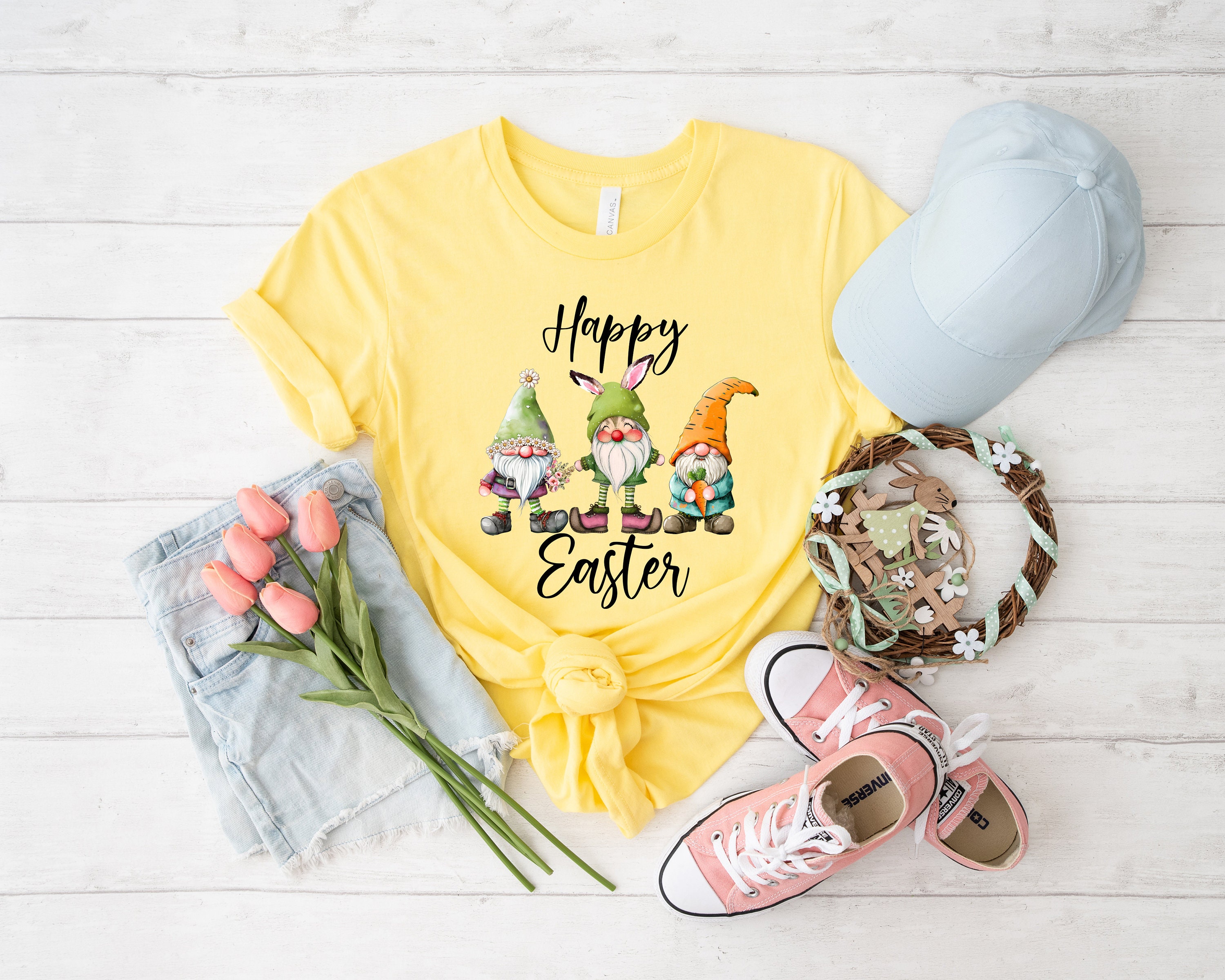 Discover Happy easter gnome shirt, gnome shirt, easter shirt, happy easter, bunny T-Shirt