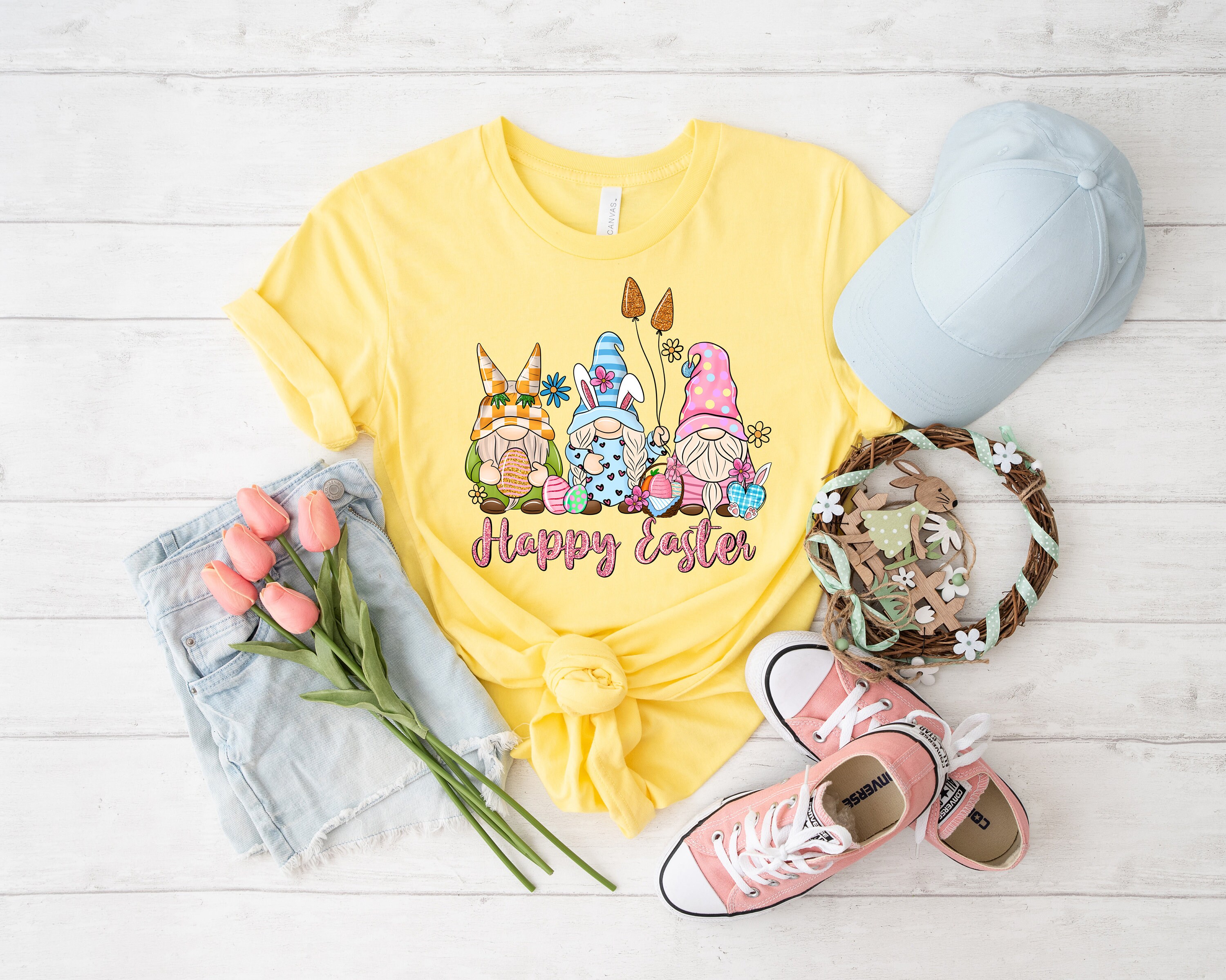 Discover Happy easter gnome shirt, easter gnome shirt, gnome T-Shirt