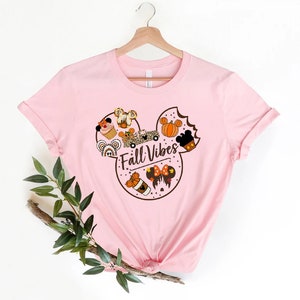 Disney Halloween shirt, Disney Head, thanksgiving outfit, Thankful Tee, thanksgiving family, Fall Vibes, Cute Fall Disney Mickey Shirt image 5