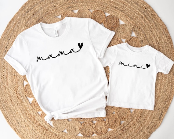 Mama Mini Shirt, Matching Mommy and Me Shirt,mama mini shirt, mama mini matching, mama baby outfit, mama shirt, mothers day shirt,mommy & me