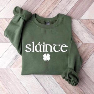 Slainte shirt,st paddys day shirt, slainte sweatshirt,  saint patricks day, shamrock shirt, st patricks day, Shenanigans Shirt,irish shirt,
