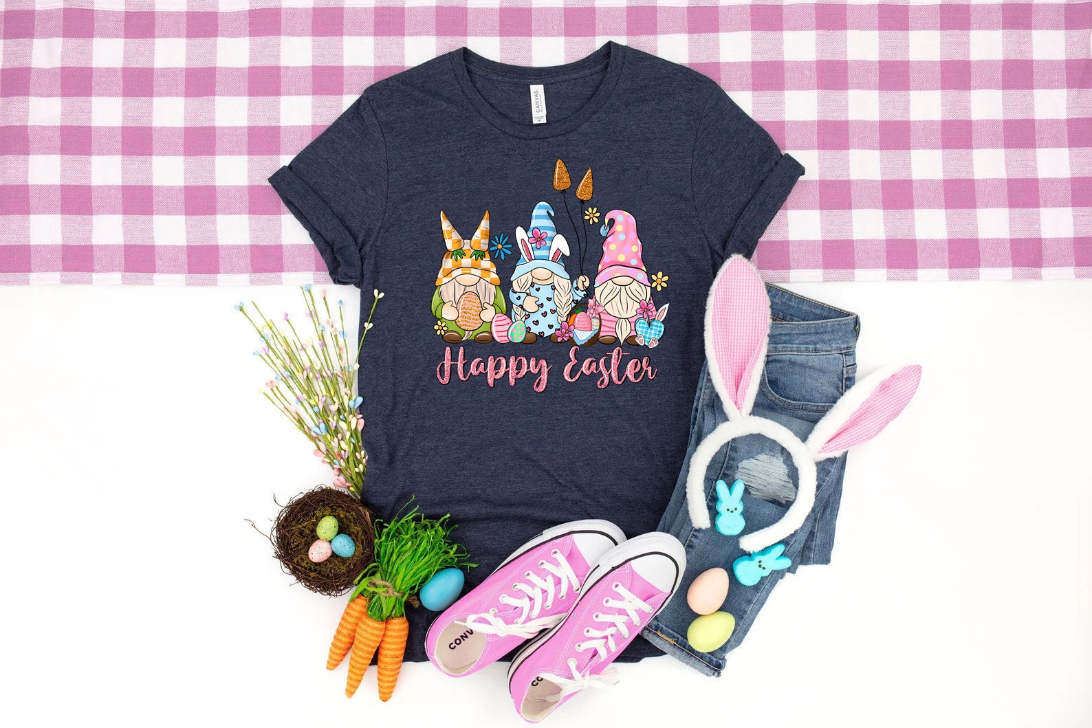 Discover Happy easter gnome shirt, easter gnome shirt, gnome T-Shirt