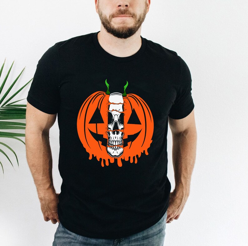 Halloween Kürbis, Floral Kürbis Shirt, Kürbis verlangen t-Shirt, Kürbis-Gewürz-Shirt, Halloween-Shirt, Herbst-Shirt, Halloween-Party-t-Shirt, Bild 5