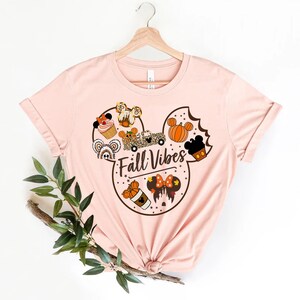 Disney Halloween shirt, Disney Head, thanksgiving outfit, Thankful Tee, thanksgiving family, Fall Vibes, Cute Fall Disney Mickey Shirt image 3