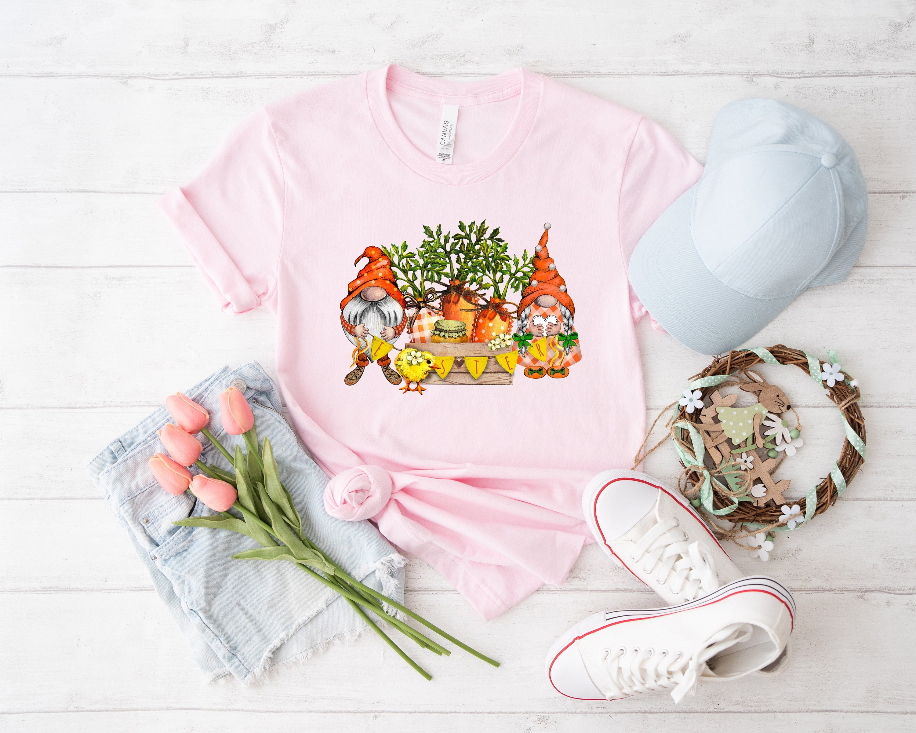 Discover Easter gnome shirt, easter shirt,  bunny shirt, Egg Shirt,  Bunny with Glasses, Bunny Lover T-Shirt