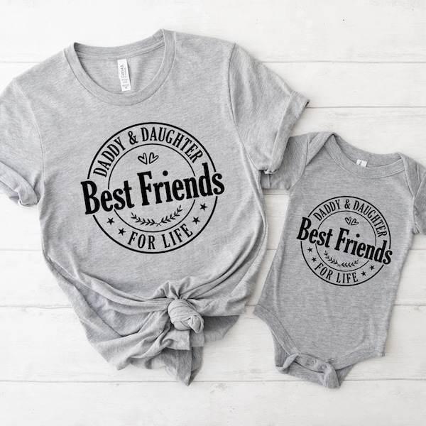 Daddy and daughter best friends forever shirt, Matching Daddy Baby Shirts,  Infant Bodysuit Romper One Piece Father's Day Dad Son Daughter,