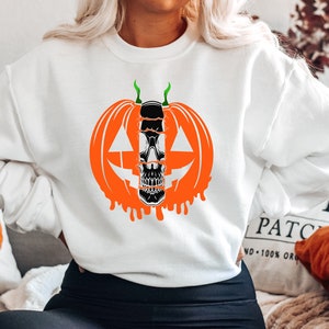 Halloween Kürbis, Floral Kürbis Shirt, Kürbis verlangen t-Shirt, Kürbis-Gewürz-Shirt, Halloween-Shirt, Herbst-Shirt, Halloween-Party-t-Shirt, Bild 2