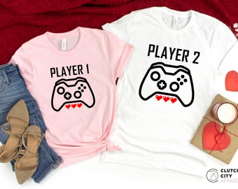 Gamer Shirt, Gamer Couple Shirts, Matching Joystick Shirts, Family Trip Shirts, Family Trip Matching Outfit, Ear Family Shirts