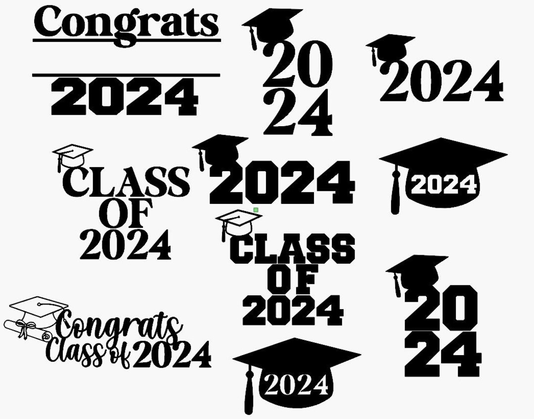 Buy 2024 Graduation SVG 2024 Svg Senior Svg 24 Bundle Class of 24 Laser ...