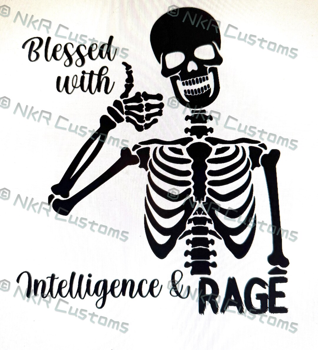 Skeleton Rage Skeleton SVG | Intelligence Rage Sarcastic Cut File (digital Download ...
