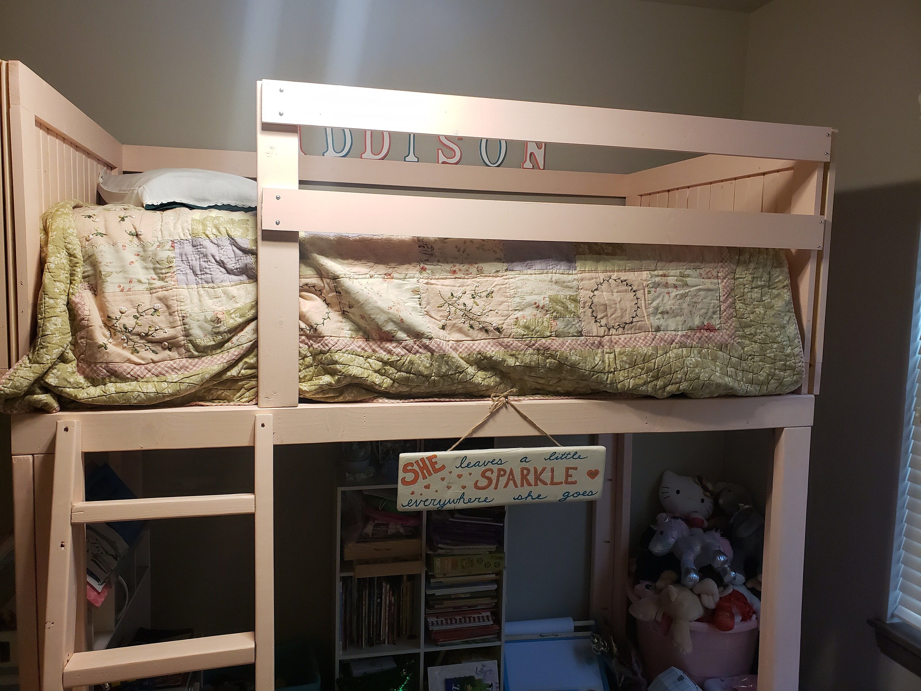 Twin Loft Bed | Etsy