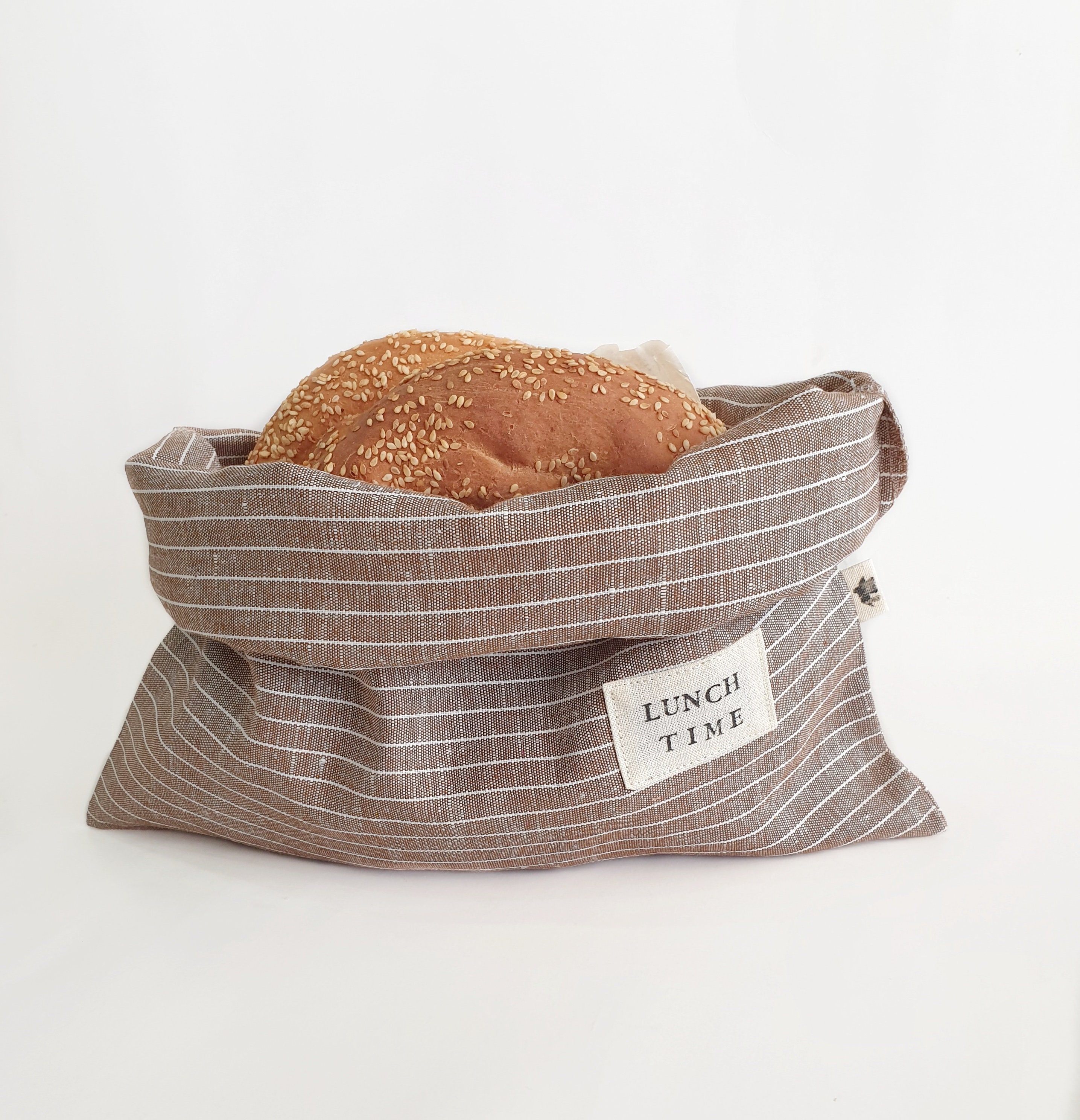 Personalized bread bag for homemade bread. Reusable linen Etsy