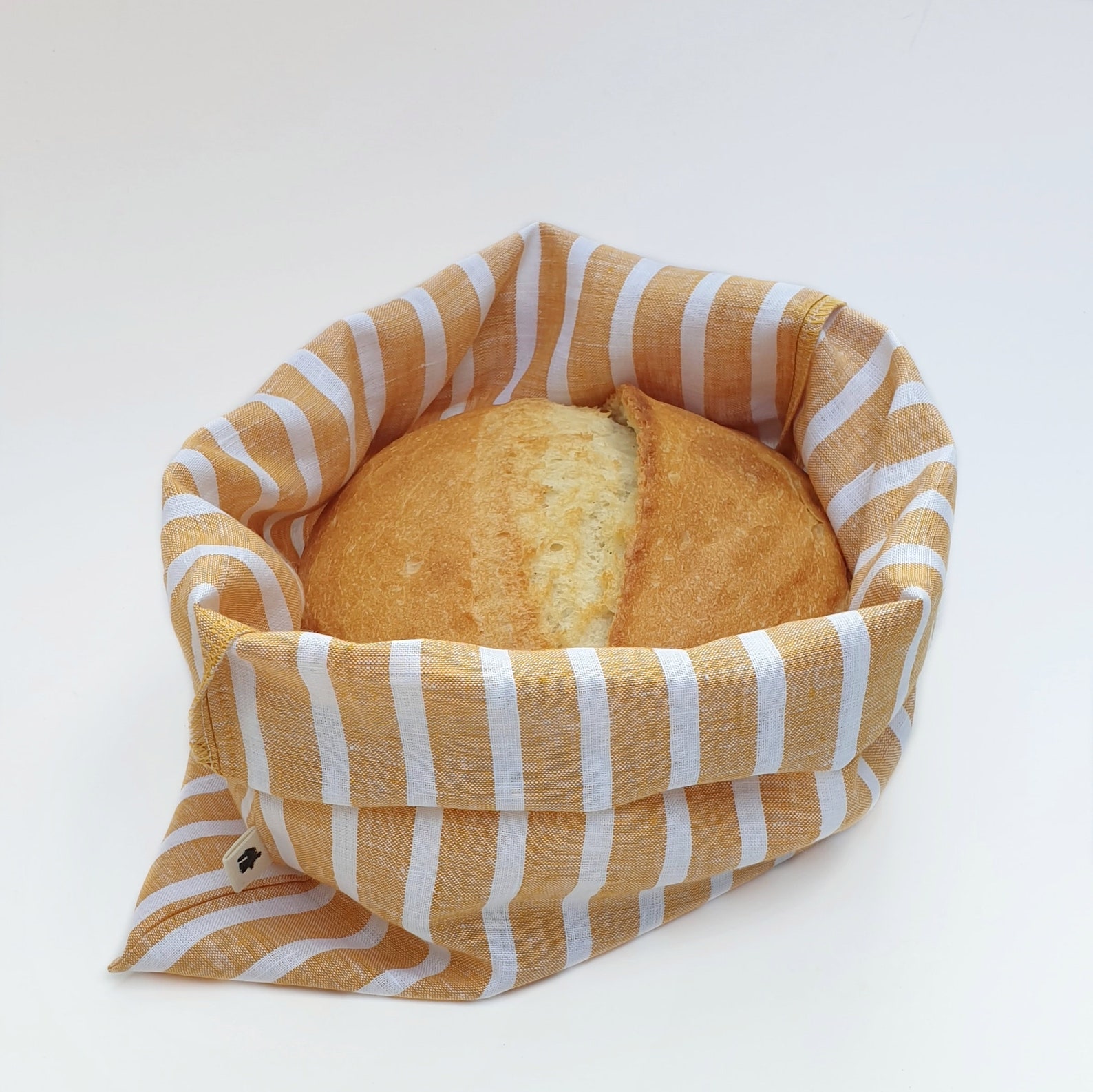 Personalized bread bag for homemade bread. Reusable linen Etsy