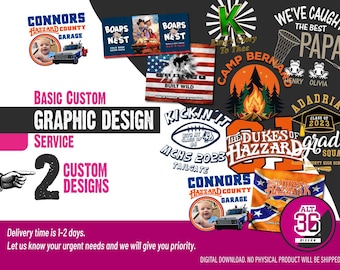 Basic CUSTOM Graphic DESIGN Service, Design Requests, Custom Designs ...