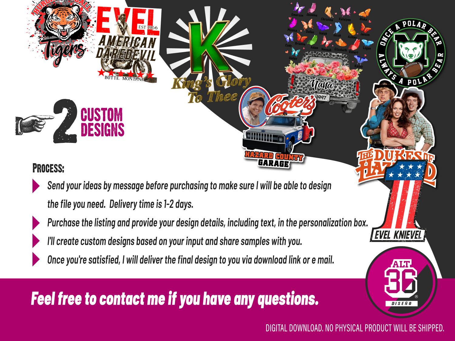 Personalization Graphich Basic CUSTOM Graphic DESIGN Service, Design Requests, Custom Designs ...