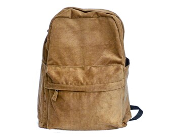 Corduroy Bag | Retro Women Back to School Backpack, , Eco friendly Casual backpack , School bridesmaid Bag