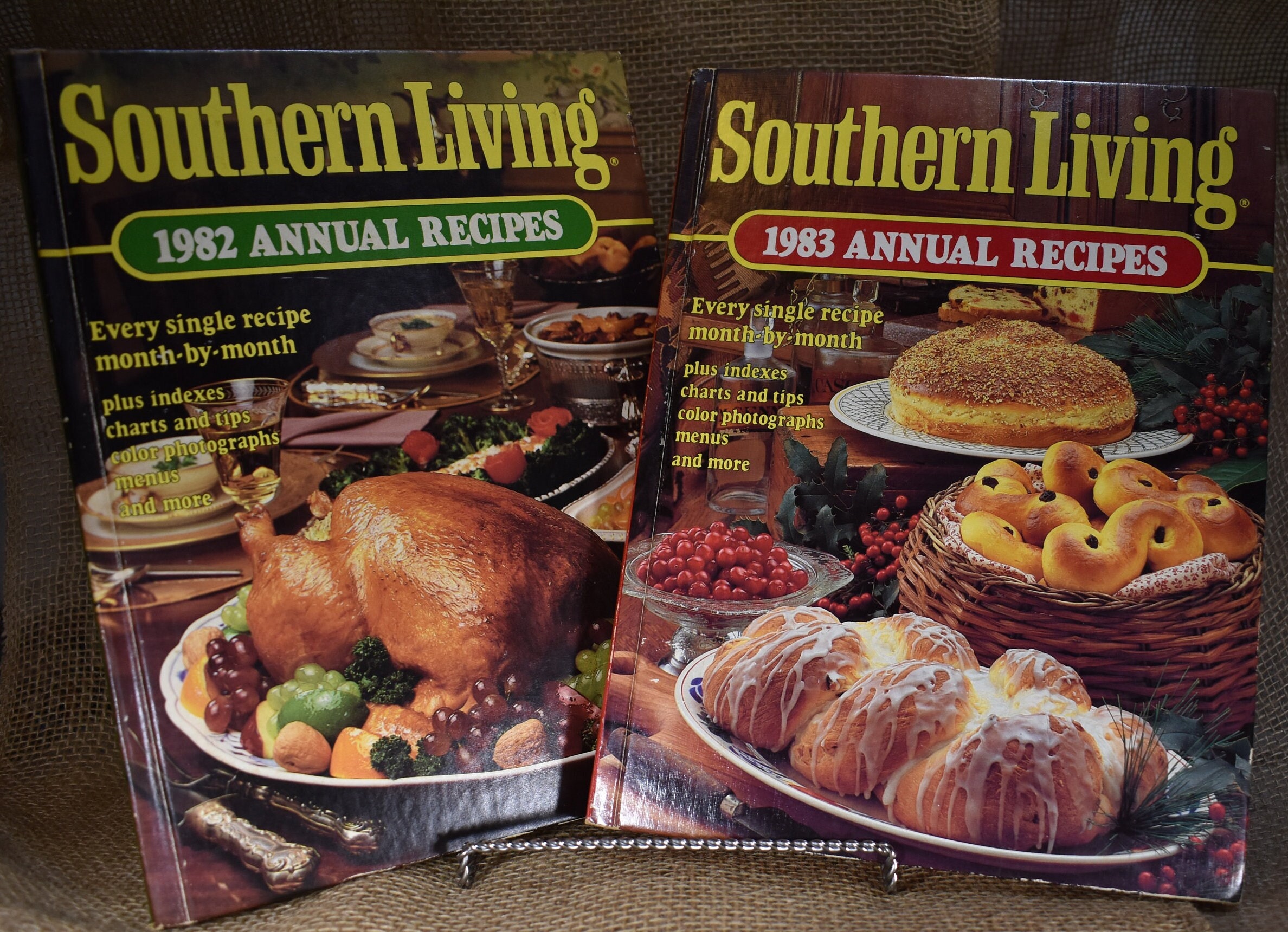 Vintage Southern Living Annual Recipes Cookbook Series (1980 2005