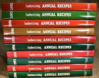 Vintage Southern Living Annual Recipes Cookbook Series (your choice, 1980 - 2003), published by Oxmoor House.