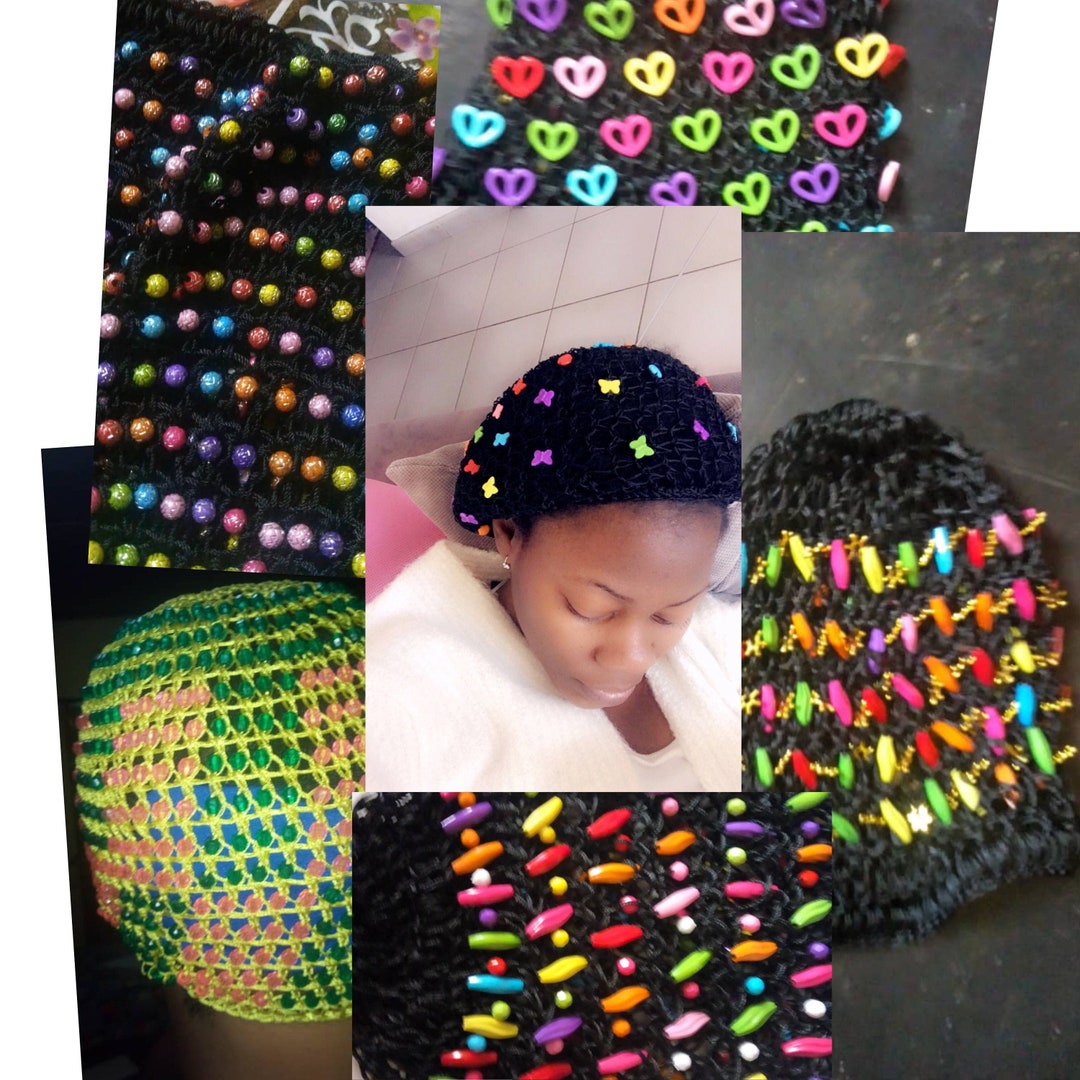 Beaded Glamour Cap Etsy
