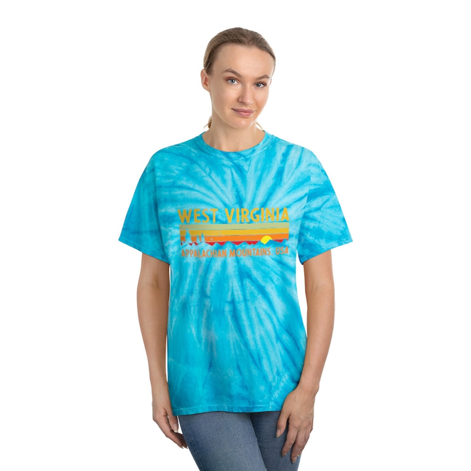west virginia tie dye shirt