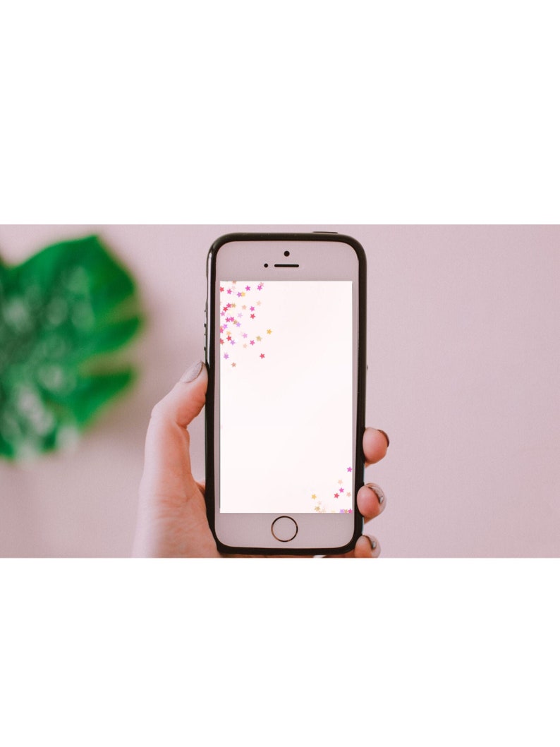 iPhone Background Glitter Star Glitter Phone Wallpaper Star